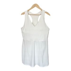 Fabletics On he Go Built in Bra Dress in White - Size XXL (US 14/16)